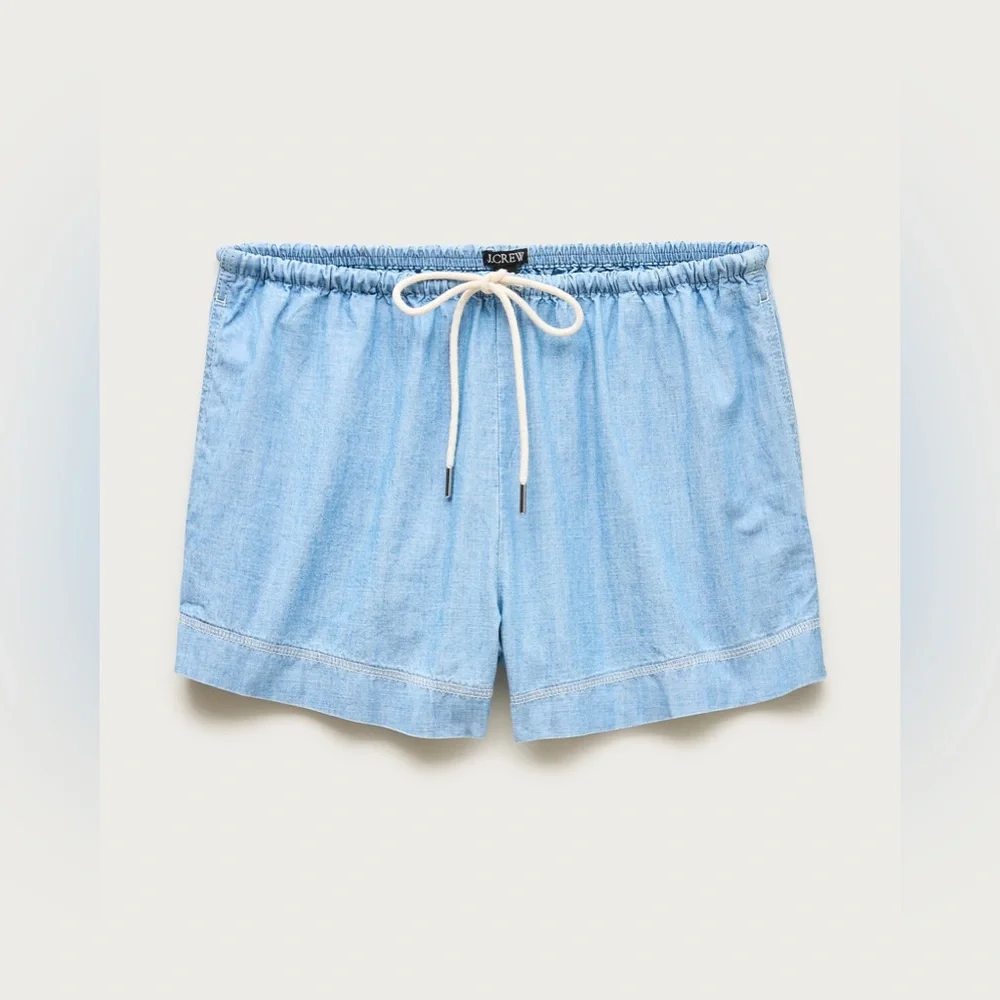 NWT J.Crew Cruise Short in Chambray